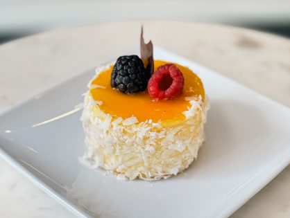 Coconut Mango Cheesecake